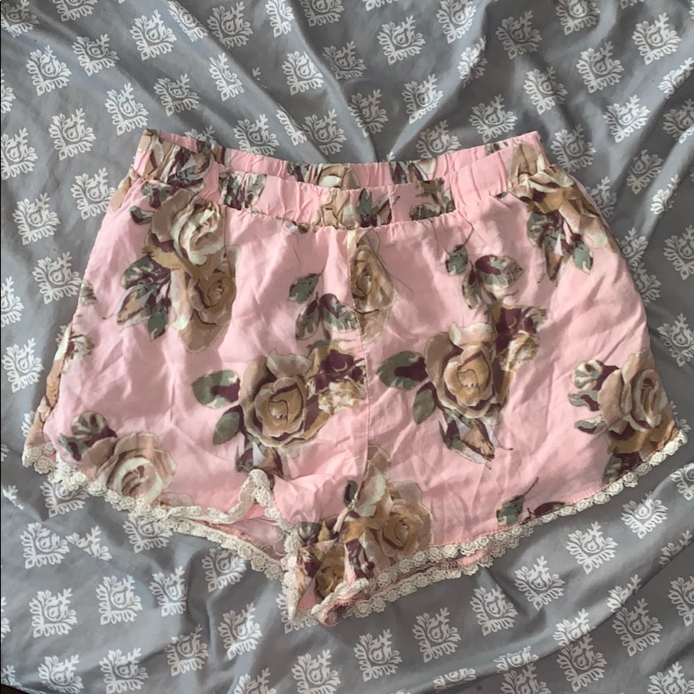 Blush Pink Summer Shorts
